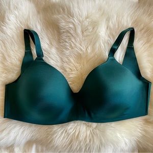 Soma Vanishing Back wireless bra 36DD Deep Teal